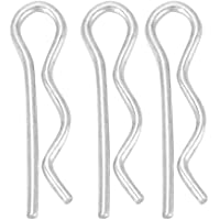 R Clips de Retención Enganche Mecánico Cabezal de Resorte Pasadores de Chapa Chapado En Zinc Pin de Fijación Fijador…